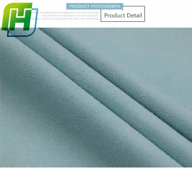 hometextile suede fabric for curtain
