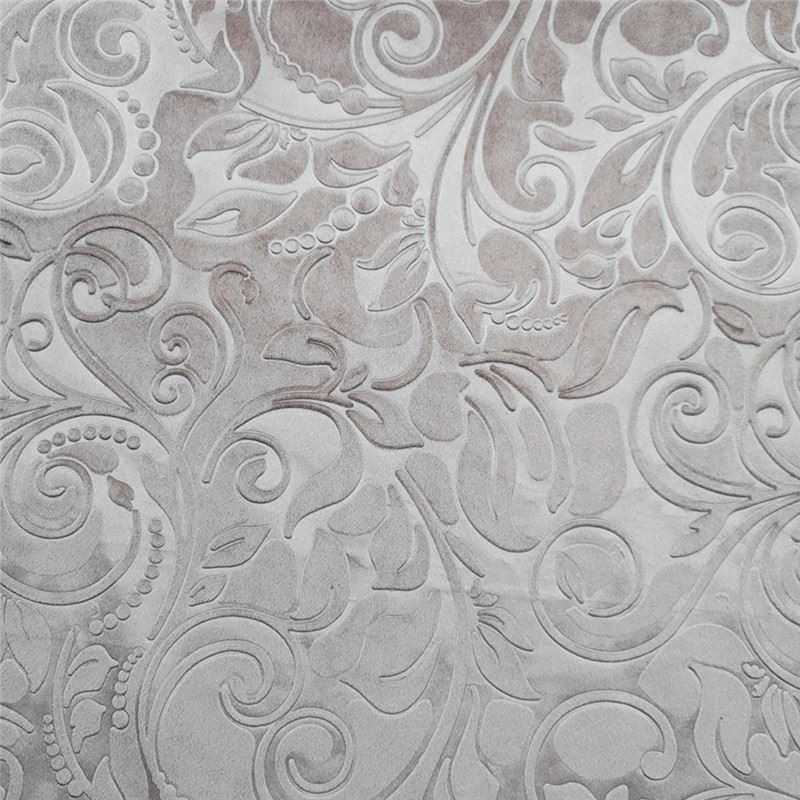 3D embossed velvet for curtain