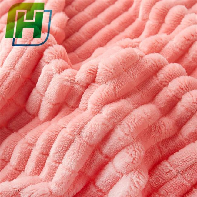 Pink Blanket Flannel Fleece Fabric