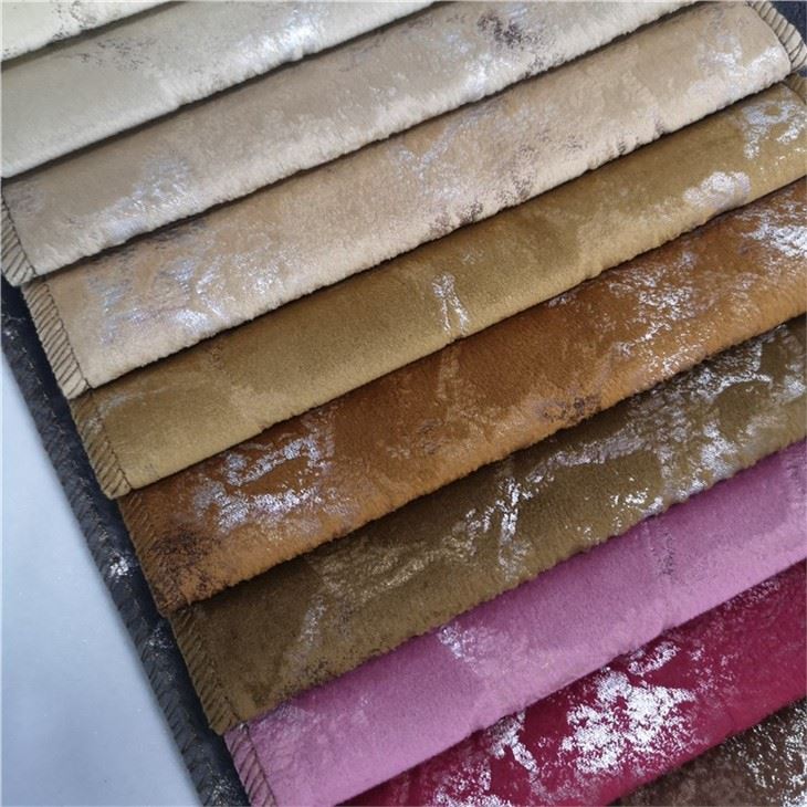 Holland Velvet Printing With Gold Foil